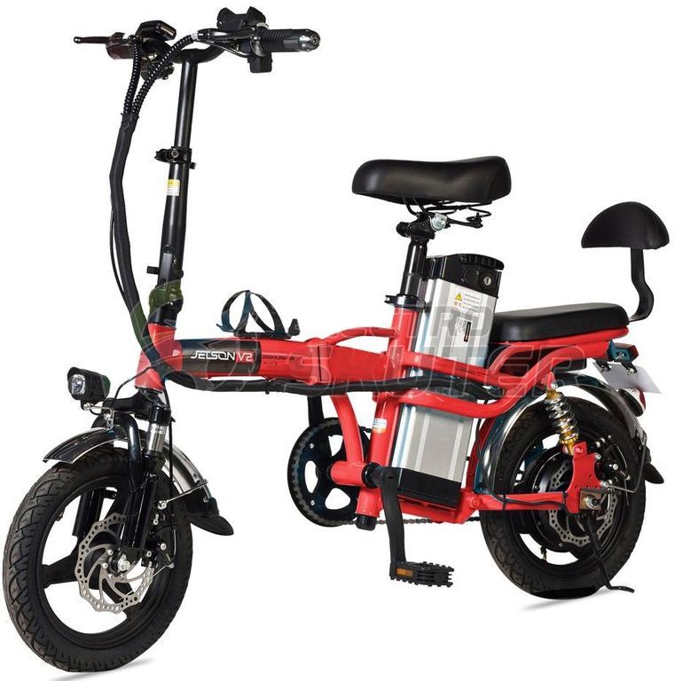 Электровелосипед Jetson V2 350W (48V/12Ah) красный